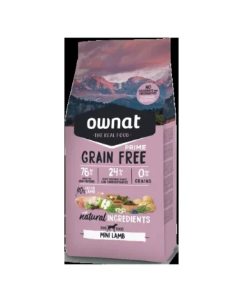 Ownat Grain Free Prime Mini Lamb Perro