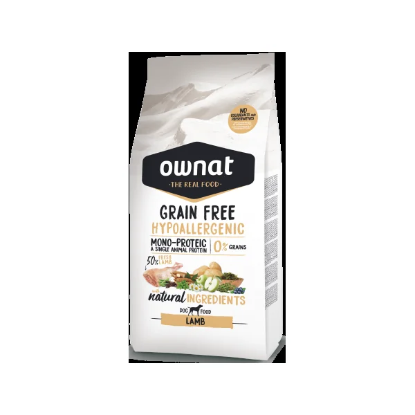 Ownat Hypoallergenic Cordero Perro