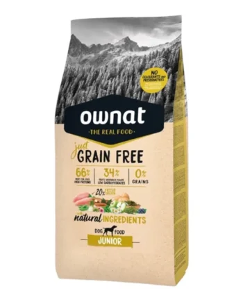Ownat Just Grain Free Junior para Perros — Pienso Sin Cereales