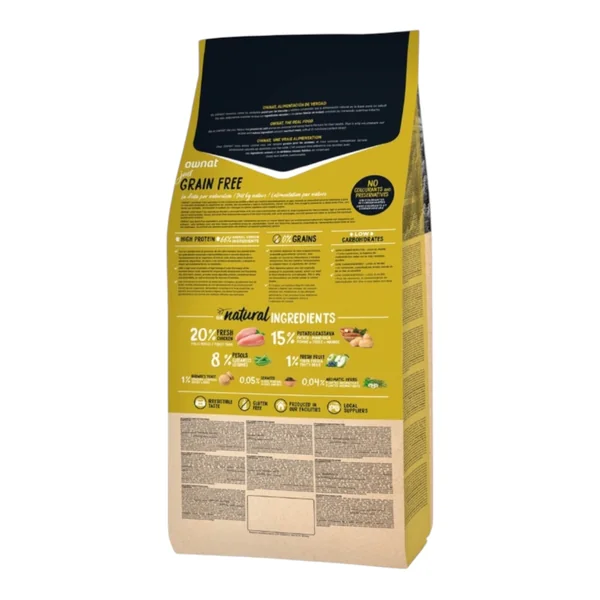 Ownat Just Grain Free Junior para Perros — Pienso Sin Cereales