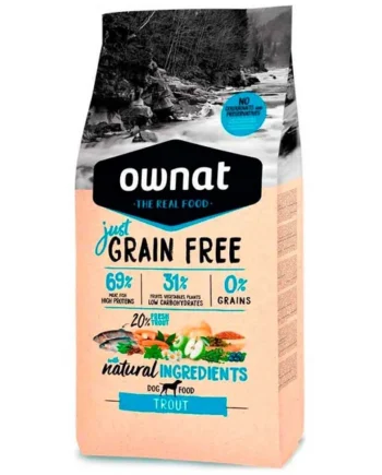 Ownat Just Grain Free Trucha Pienso para Perros