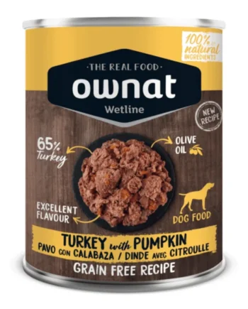 Ownat Lata pavo calabaza perros 400 g