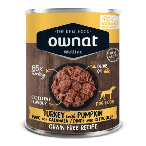 Ownat Lata pavo calabaza perros 400 g