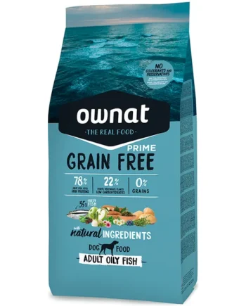 Ownat Prime Grain Free Oily Fish Pienso sin cereales para Perros