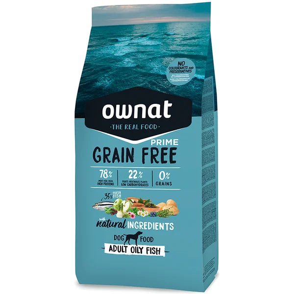 Ownat Prime Grain Free Oily Fish Pienso sin cereales para Perros