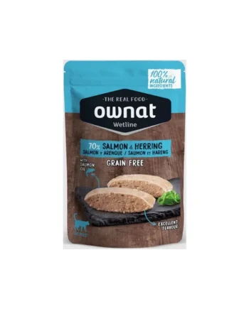 Ownat Salmon & Herring cat pouch