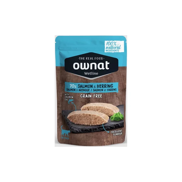 Ownat Salmon & Herring cat pouch