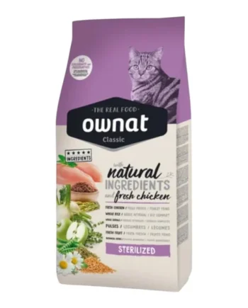 Ownat Sterilised Classic para Gatos Esterilizados — Pienso Completo