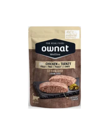 Ownat Sterilized Chicken & Turkey cat pouch