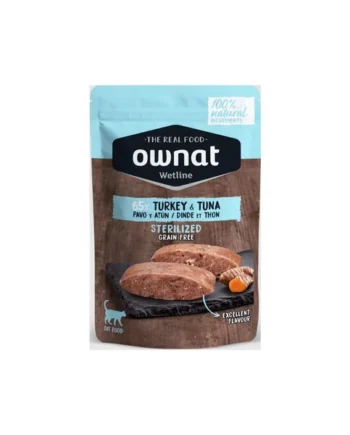 Ownat Sterilized Turkey & tuna cat pouch