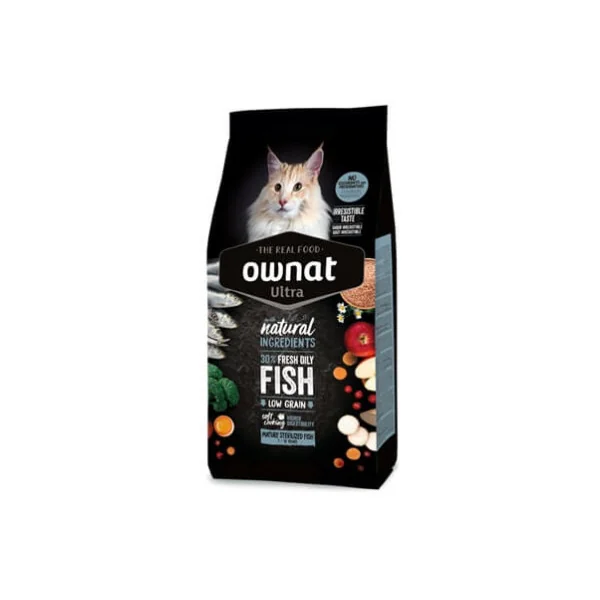 Ownat Ultra Mature Sterilized Fish para Gatos