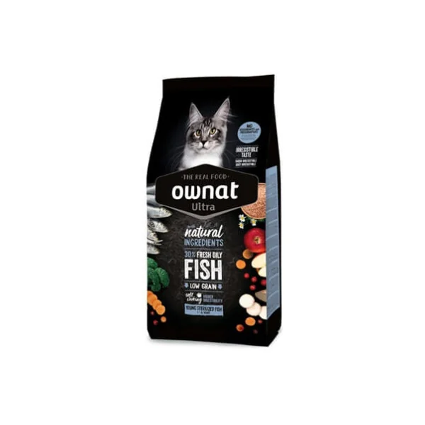 Ownat Ultra Young Sterilized Fish para Gatos