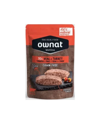 Ownat Veal & Turkey cat pouch