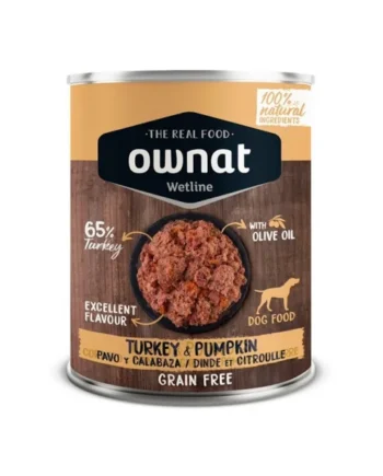 Ownat Wetline Pavo con Calabaza Perro