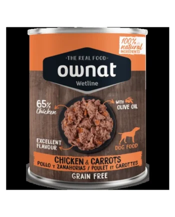 Ownat Wetline Pollo con Zanahorias Perro