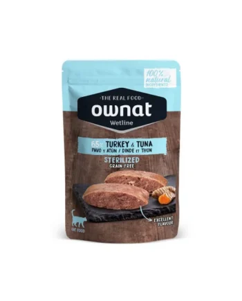Ownat Wetline Sterilized Pavo y Atún Gato