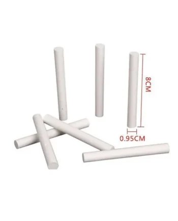 Pack 24 tizas para pizarra 8 cm Blanco