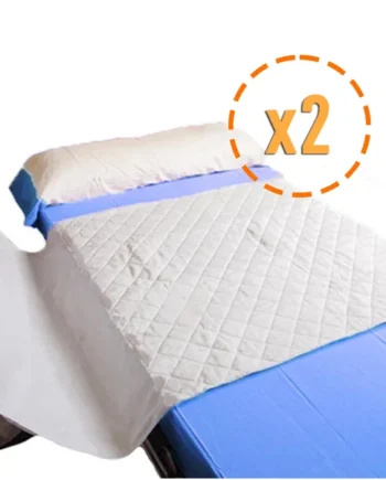 PACK 2 Empapadores Absorbentes Lavables Cama 90cm Plus 4,65 Litros/m2