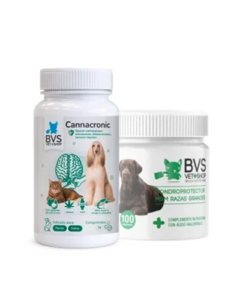 Pack Cannacronic + Condroprotector Razas Grandes MSM BVS