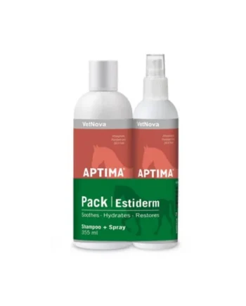 Pack Champú + Spray Vetnova Aptima Estiderm Caballos