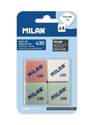 Pack de 4 gomas 430 milan