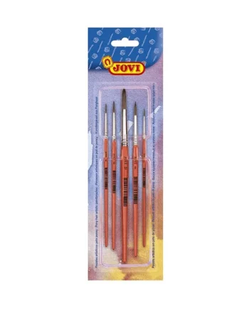 Pack de 5 Pinceles artisticos pelo poney para niño