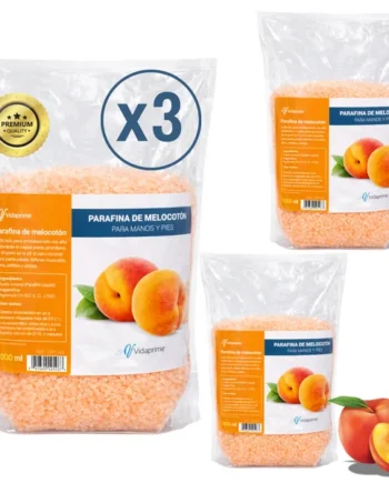 Pack Parafina de Rehabilitación Manos y Pies 3000ml | Melocotón