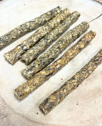 Palito de bacalao con pera