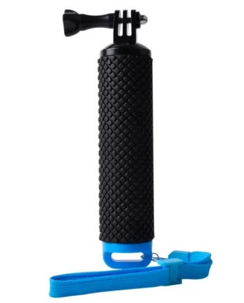 Palo Flotante Para Cámara Deportiva Compatible Con GoPro azul-negro
