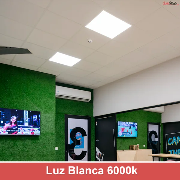 Panel LED Empotrar 60 x 60 cm Luz Blanca 6000k Blanco 40W