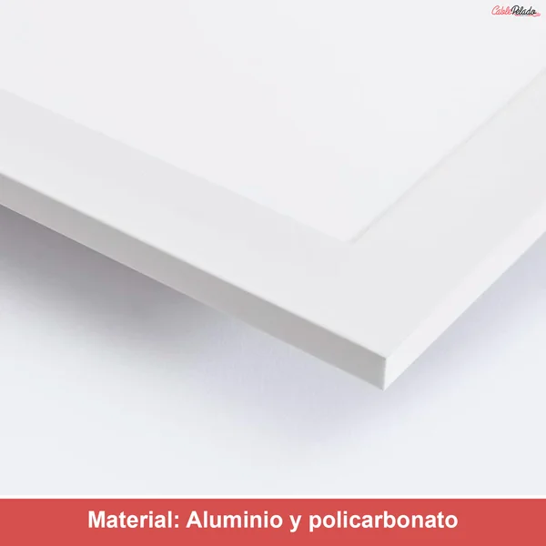Panel LED Empotrar 60 x 60 cm Luz Blanca 6000k Blanco 40W