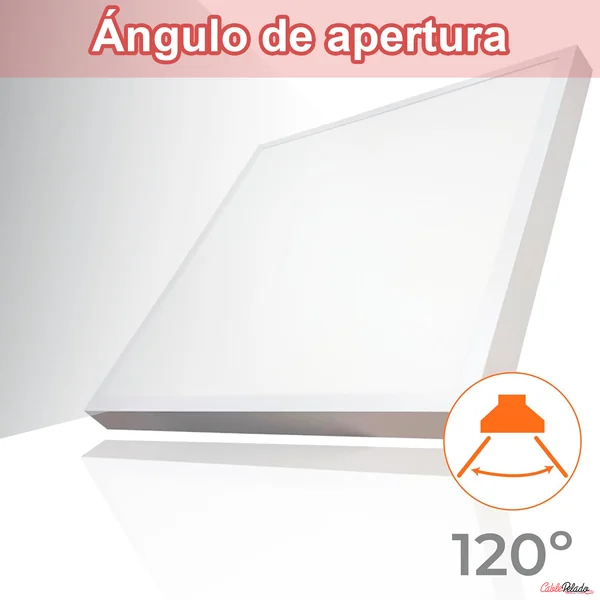 Panel LED superficie 60 x 60 cm luz neutra 40W