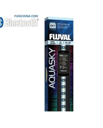 Pantalla Iluminacion Bluetooth Fluval Aquasky Led 12W 38-61 cm