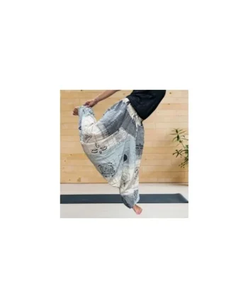 Pantalón Afgano Yin Yang Gris