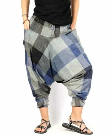 Pantalón Harem Cuadros