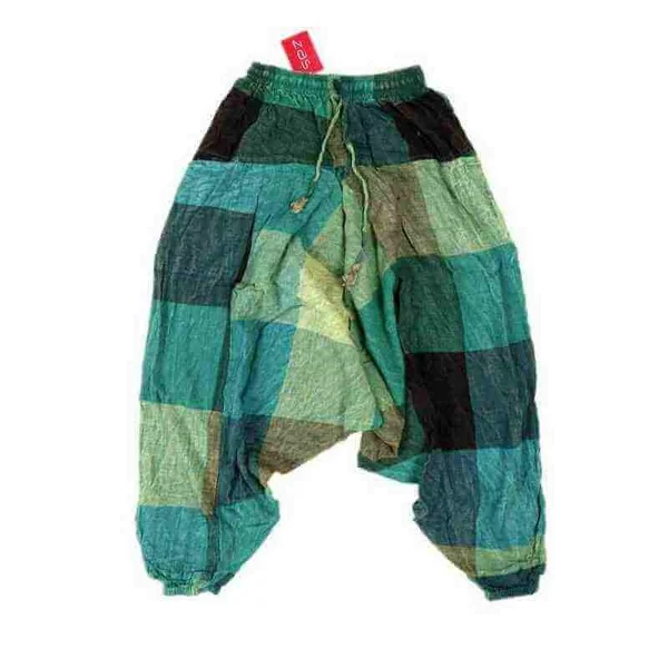 Pantalón harem patchwork