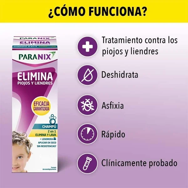 Paranix Champú antipiojos