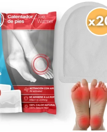 Parches Calor Pies Térmicos Instantáneos | Pack x20 Uds