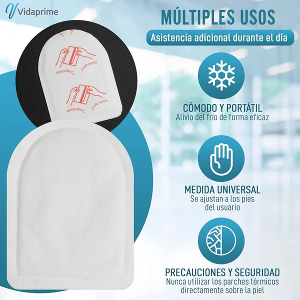Parches Calor Pies Térmicos Instantáneos | Pack x20 Uds