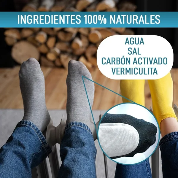 Parches Calor Pies Térmicos Instantáneos | Pack x20 Uds