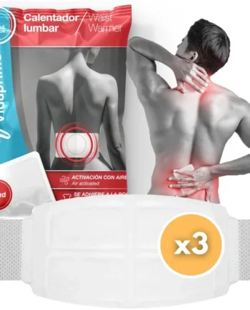 Parches de Calor Lumbar Espalda y Hombros | Pack x3 Uds