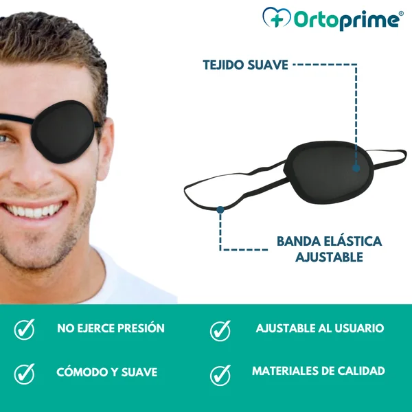 Parches para Ojos con Banda Ajustable | Pack Dos Unidades