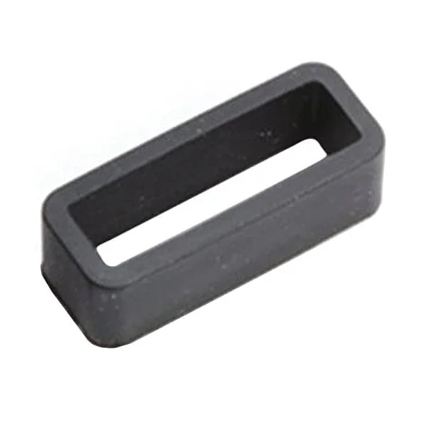 Pasador de goma para correas de reloj 20 mm Negro
