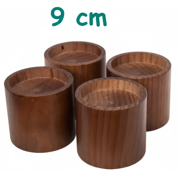 Patas Elevadoras de Madera Para Camas Mesas y Sillones