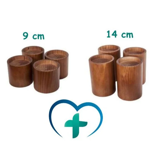 Patas Elevadoras de Madera Para Camas Mesas y Sillones