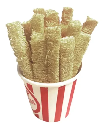 Patatas Fritas de Lufa para Conejos y Roedores — Juguete Natural