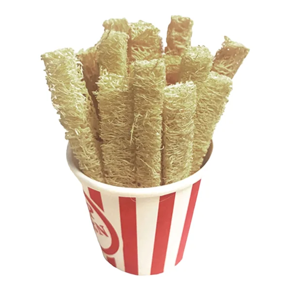 Patatas Fritas de Lufa para Conejos y Roedores — Juguete Natural