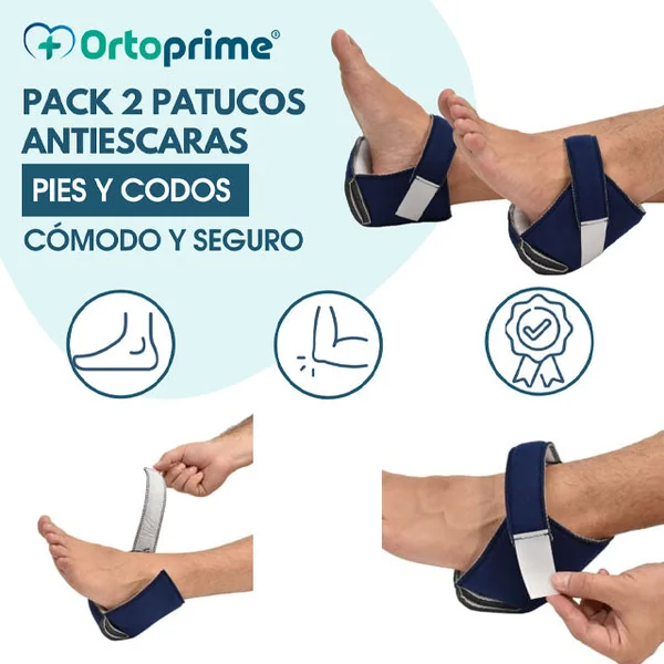 Patucos Antiescaras Confort | Par Protector Taloneras y Codos