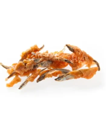 Pechuga de pollo con pescaditos