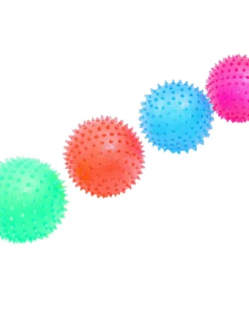Pelota Caucho Transparente con Pinchos 6.5cm.